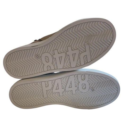 P448 High-Top Panama Sneaker Italian Made by Hand High Quality Sophisticated NWT - Picture 12 of 14